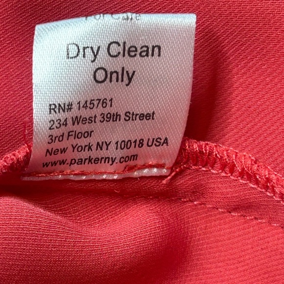 Parker Coral Pink Blouson Halter Mini Dress Size M - Picture 10 of 10